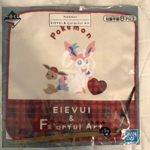 POKEMON CENTER JAPAN EEVEE AND SLYVEON CLOTH